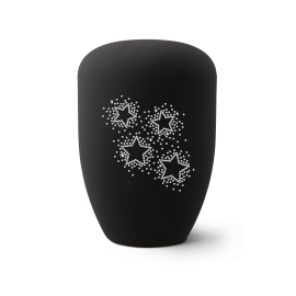 Edition Karat, Samton tiefschwarz, Sternenhimmel aus Kristallen, biol. abbaub. Edition Karat, Samton tiefschwarz, Sternenhimmel aus Kristallen, biol. abbaub.