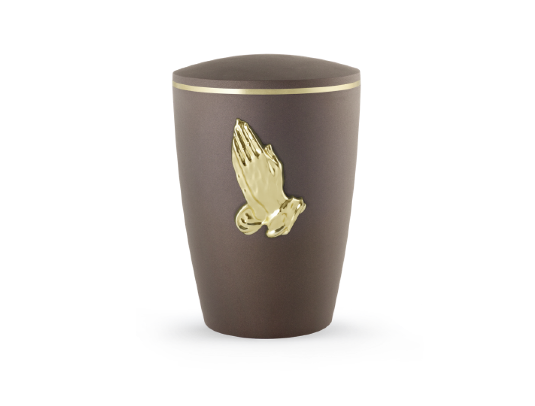 Edition Venezia, Samtton siena, betende Hände, biol. abbaub. Edition Venezia, Samtton siena, betende Hände, biol. abbaub.