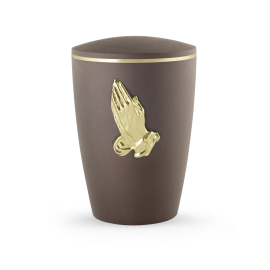 Edition Venezia, Samtton siena, betende Hände, biol. abbaub. Edition Venezia, Samtton siena, betende Hände, biol. abbaub.