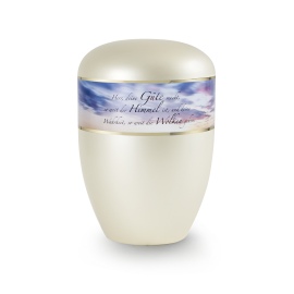 Edition Poesie, perlmutt champagner , Wolken, Herr, deine Güte…,  biol. abbaub. Edition Poesie, perlmutt champagner , Wolken, Herr, deine Güte…,  biol. abbaub.