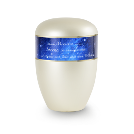 Edition Poesie, perlmutt champagner , Sternenhimmel, Manche Menschen sind wie…,  biol. abbaub. Edition Poesie, perlmutt champagner , Sternenhimmel, Manche Menschen sind wie…,  biol. abbaub.