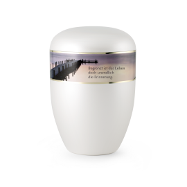 Edition Poesie BOK, perlmutt , Steg, Begrenzt ist das Leben…, biol. abbaub.