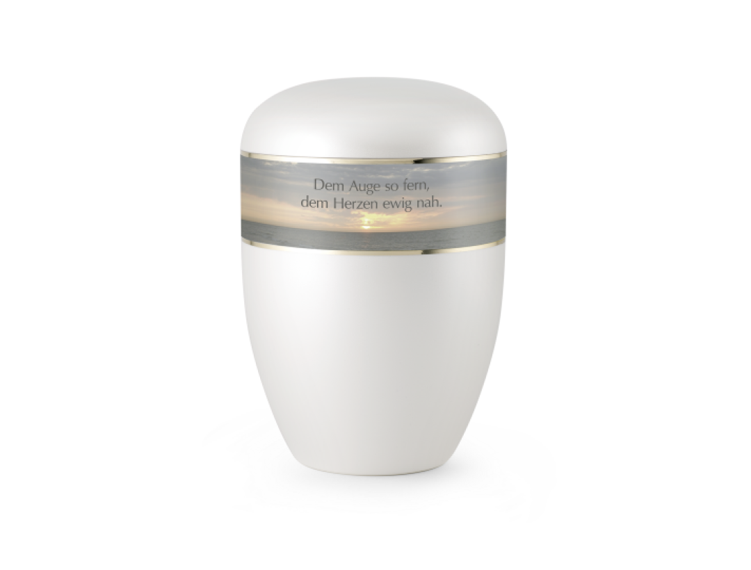 Edition Poesie BOK, perlmutt, Meer, Dem Auge so fern…, biol. abbaub.