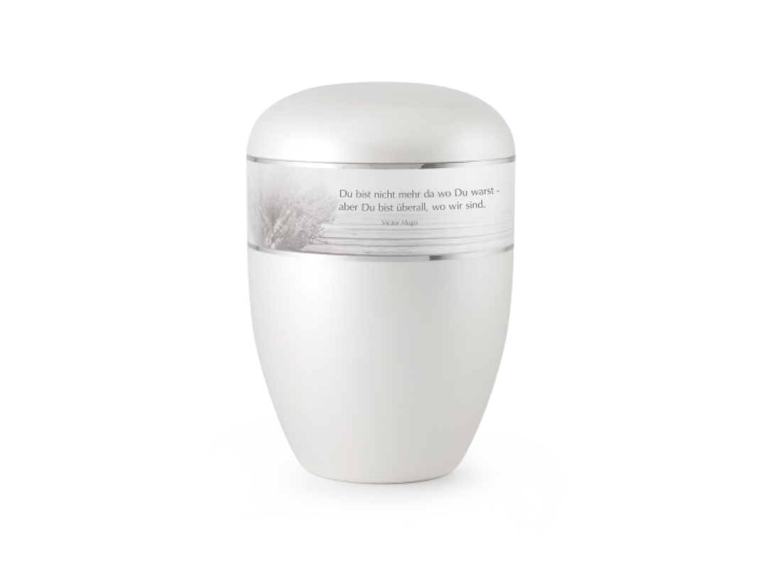 Edition Poesie BOK, perlmutt , Bohlenweg, Du bist nicht mehr da…, biol. abbaub. Edition Poesie BOK, perlmutt , Bohlenweg, Du bist nicht mehr da…, biol. abbaub.