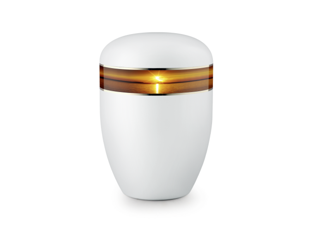 Edition 360°, weiß satiniert, Sonnenuntergang, biol. abbaub. Edition 360°, weiß satiniert, Sonnenuntergang, biol. abbaub.