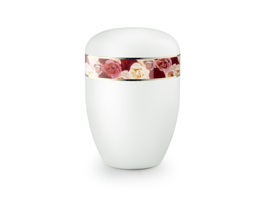 Edition 360°, weiß satiniert, Rosen, biol. abbaub.