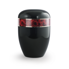 Edition 360°, Klavierlack schwarz, Rosenbouquet, biol. abbaub. Edition 360°, Klavierlack schwarz, Rosenbouquet, biol. abbaub.