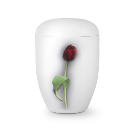 Edition Fleur, Klavierlack weiß, Tulpe, biol. abbaub.