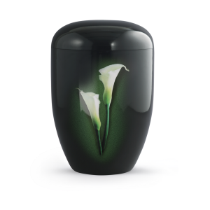 Edition Fleur, Klavierlack schwarz, Calla, biol. abbaub.