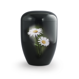 Edition Fleur, Klavierlack schwarz, Margerite, biol. abbaub. Edition Fleur, Klavierlack schwarz, Margerite, biol. abbaub.