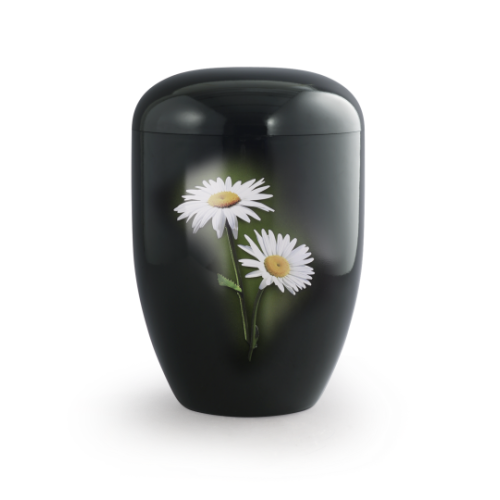 Edition Fleur, Klavierlack schwarz, Margerite, biol. abbaub.