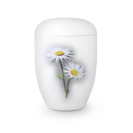 Edition Fleur, Klavierlack weiß, Margerite, biol. abbaub.