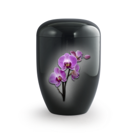 Edition Fleur, Klavierlack schwarz, Orchidee, biol. abbaub. Edition Fleur, Klavierlack schwarz, Orchidee, biol. abbaub.