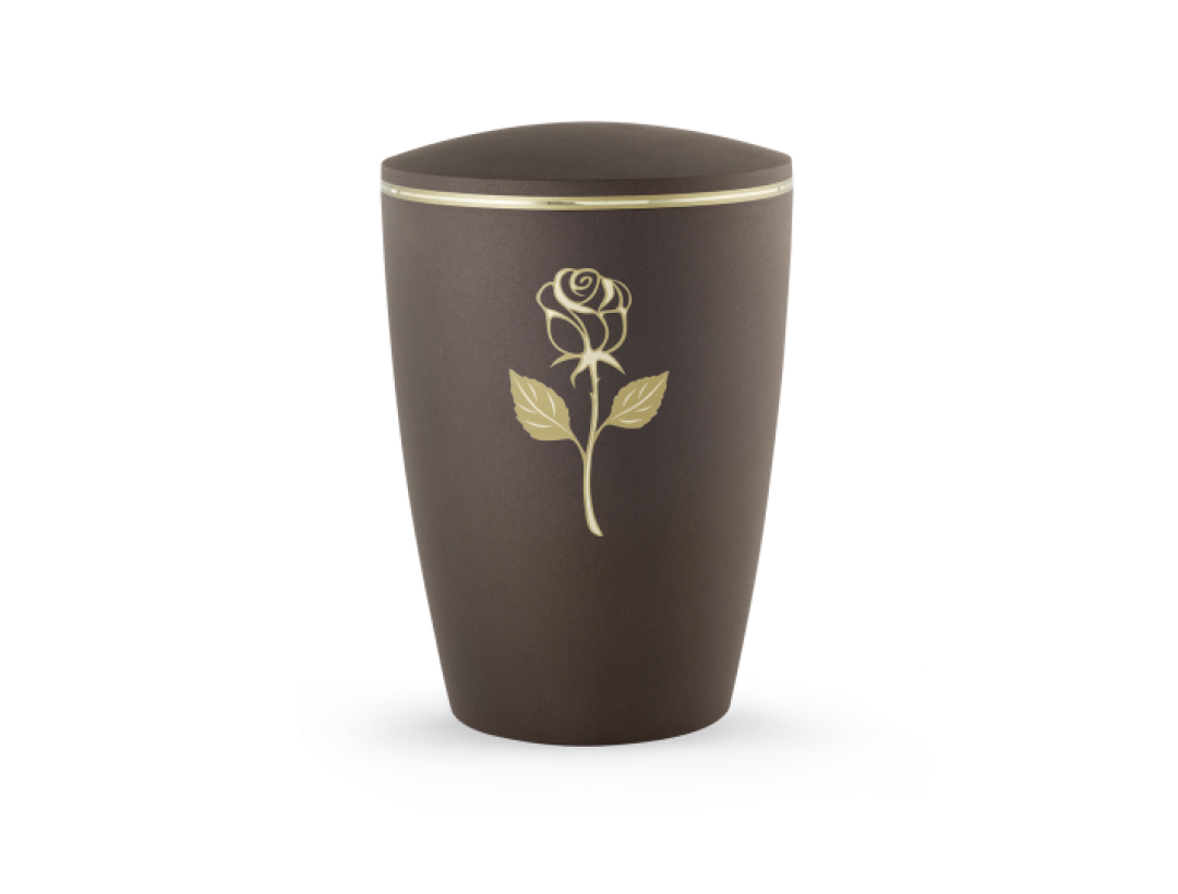 Edition Melina, Samtton Cafe, Rose/Goldband matt/glänzend, biol. abbaub. Edition Melina, Samtton Cafe, Rose/Goldband matt/glänzend, biol. abbaub.