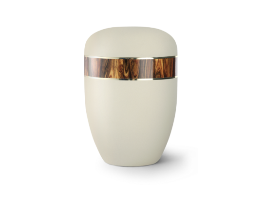 Edition Wood Line, Samtton creme, Dekor Rio-Palisander, biol. abbaub.