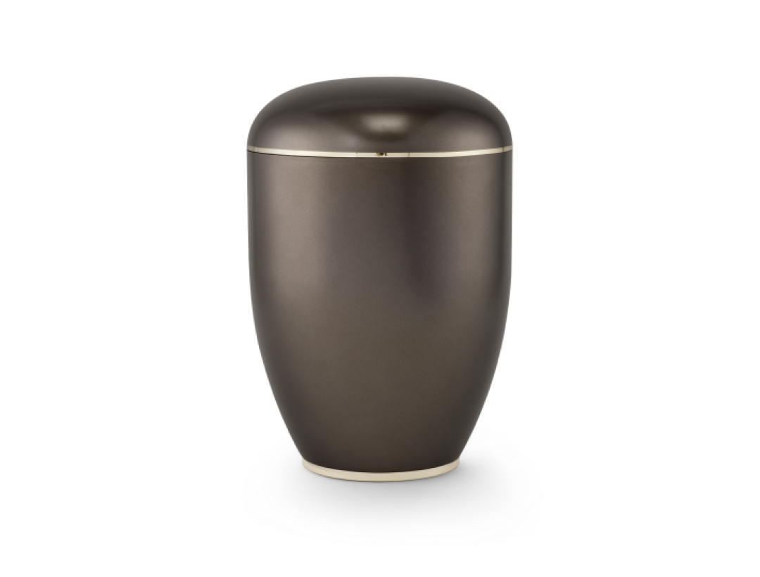 Edition Creatio, perlmutt chocolat, Fuß poliert, biol. abbaub. Edition Creatio, perlmutt chocolat, Fuß poliert, biol. abbaub.