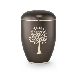 Edition Creatio, perlmutt chocolat, Lebensbaum, Fuß poliert, biol. abbaub. Edition Creatio, perlmutt chocolat, Lebensbaum, Fuß poliert, biol. abbaub.