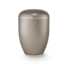 Edition Creatio, perlmutt fumé, Fuß poliert, biol. abbaub. Edition Creatio, perlmutt fumé, Fuß poliert, biol. abbaub.