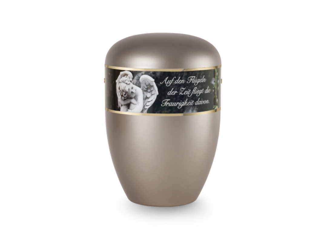 Edition Poesie, perlmutt fumé , Engel, Auf den Flügeln…,  biol. abbaub. Edition Poesie, perlmutt fumé , Engel, Auf den Flügeln…,  biol. abbaub.