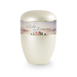 Edition Poesie, perlmutt champagner , Steg, In Liebe und Erinnerung…,  biol. abbaub. Edition Poesie, perlmutt champagner , Steg, In Liebe und Erinnerung…,  biol. abbaub.