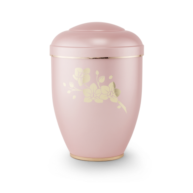 Edition Creatio, perlmutt rosé, Fuß poliert, Orchidee
