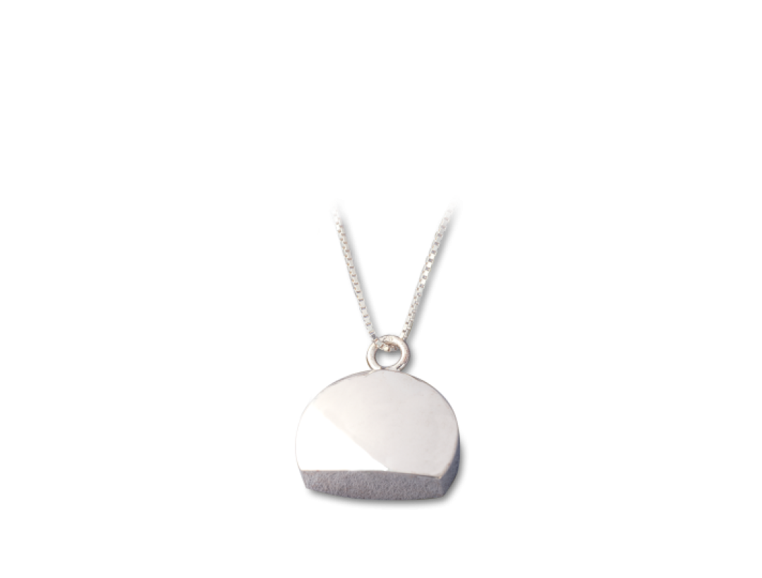 Am-Urn-Let, Halbkreis, Sterlingsilber in Samtdose