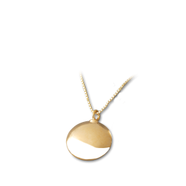 Am-Urn-Let, vergoldetes Sterlingsilber in Samtdose Kreisform