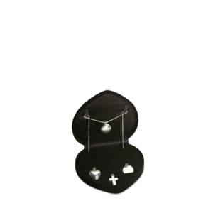 Schaudose, 4-Silber-Medaillons sortiert, 1 Kette