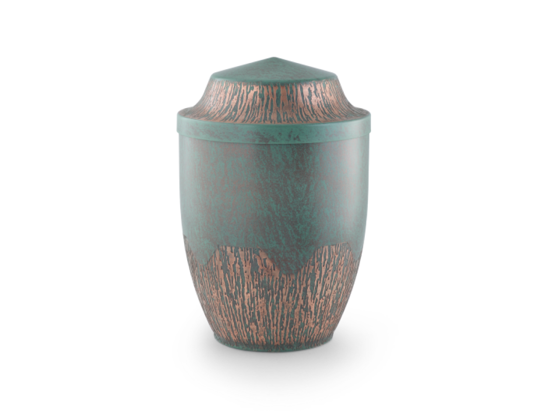 Kupfer, Halbrelief, handpatiniert Kupfer, Halbrelief, handpatiniert