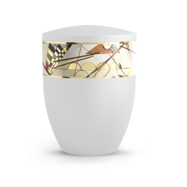 Edition Arte, Künstlerserie, weiß, umlaufendes Motiv Komposition Edition Arte, Künstlerserie, weiß, umlaufendes Motiv Komposition