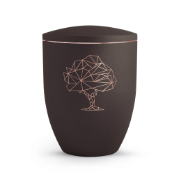 Edition Geometric, velvet siena, kupferfarbenes Motiv Baum Edition Geometric, velvet siena, kupferfarbenes Motiv Baum