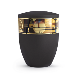 Edition Arte, Künstlerserie, schwarz, umlaufendes Motiv Sonne Edition Arte, Künstlerserie, schwarz, umlaufendes Motiv Sonne