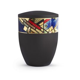 Edition Arte, Künstlerserie, schwarz, umlaufendes Motiv Linien Edition Arte, Künstlerserie, schwarz, umlaufendes Motiv Linien