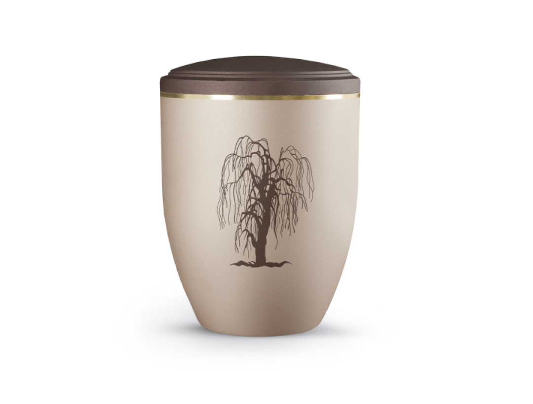 Edition La Vida, champagner/siena, Trauerweide siena, biol. abbaub. Edition La Vida, champagner/siena, Trauerweide siena, biol. abbaub.