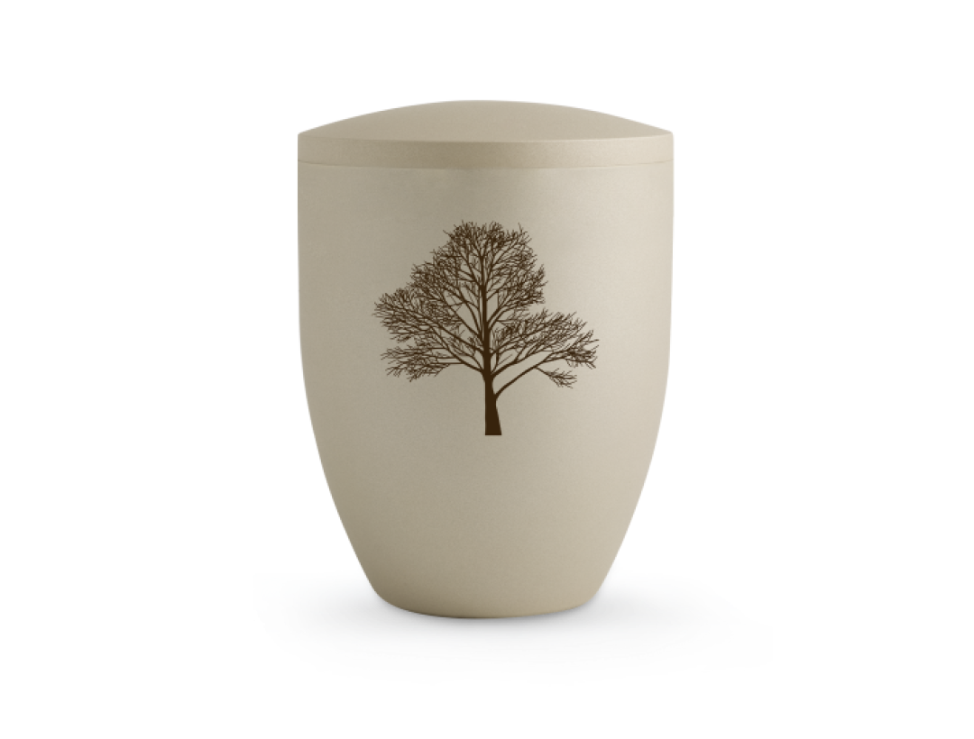 Edition By Nature, champagner, Baum, an die bekannten BOK Motive angelehnt, biol. abbaub. Edition By Nature, champagner, Baum, an die bekannten BOK Motive angelehnt, biol. abbaub.