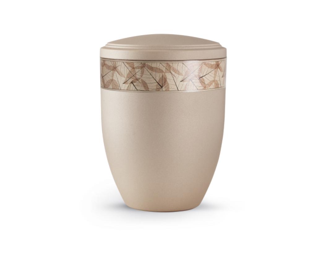 Edition Papyrus, velvet champagner, Blätterdekor Edition Papyrus, velvet champagner, Blätterdekor