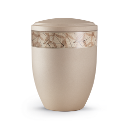 Edition Papyrus, velvet champagner, Blätterdekor Edition Papyrus, velvet champagner, Blätterdekor