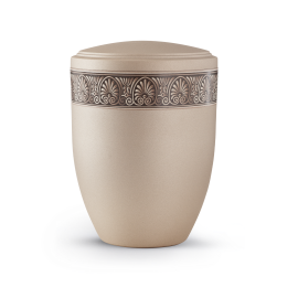 Edition Papyrus, Champagner, Dekor Baumkrone, Band aus Pflanzenfasern, biol. abbaub.