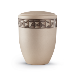 Edition Papyrus, Champagner, Dekor Mäander, Band aus Pflanzenfasern, biol. abbaub. Edition Papyrus, Champagner, Dekor Mäander, Band aus Pflanzenfasern, biol. abbaub.