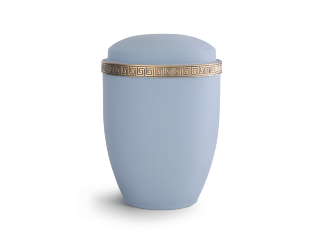 Edition Athena, Samton himmelblau, Mäanderprägung, Cestal Edition Athena, Samton himmelblau, Mäanderprägung, Cestal