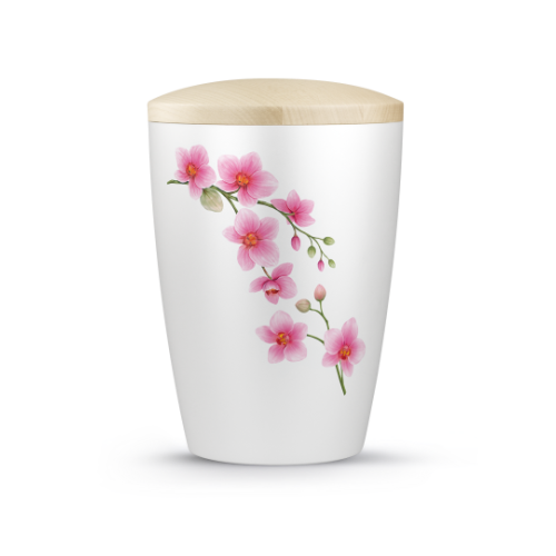 Edition Aurelia, Perlmutt weiss/heller Ahorn, Orchidee