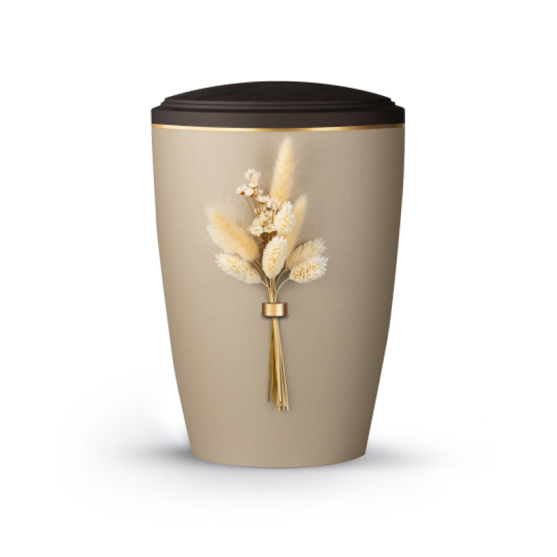 Edition Blomera, Naturgräser Strauß, Champagner/Siena