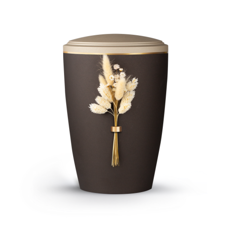 Edition Blomera, Siena/Champagner, Naturgräser Strauß