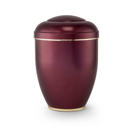 Edition Creatio, perlmutt weinrot, Fuß poliert, biol. abbaub. Edition Creatio, perlmutt weinrot, Fuß poliert, biol. abbaub.