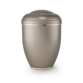 Edition Creatio, perlmutt fumé, Fuß poliert, biol. abbaub. Edition Creatio, perlmutt fumé, Fuß poliert, biol. abbaub.