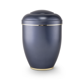 Edition Creatio, perlmutt mitternachtsblau, Fuß poliert , biol. abbaub. Edition Creatio, perlmutt mitternachtsblau, Fuß poliert , biol. abbaub.