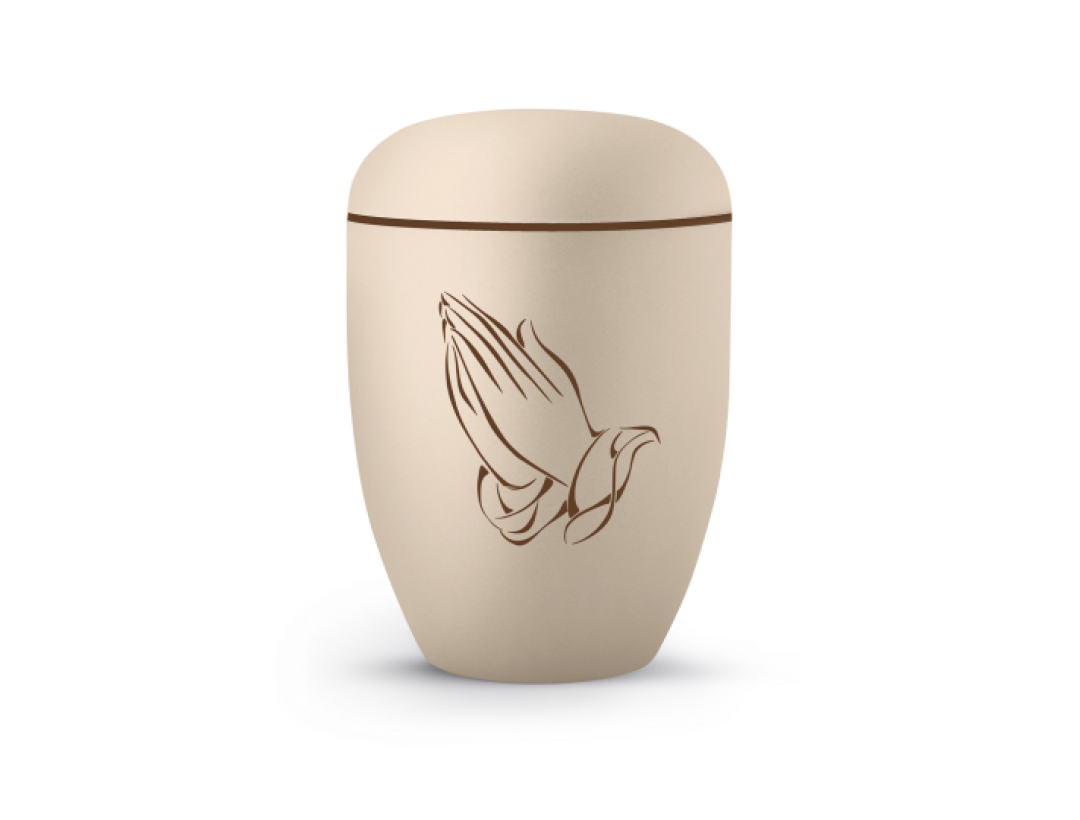 Edition Classique, creme, Betende Hände, biol. abbaub. Edition Classique, creme, Betende Hände, biol. abbaub.