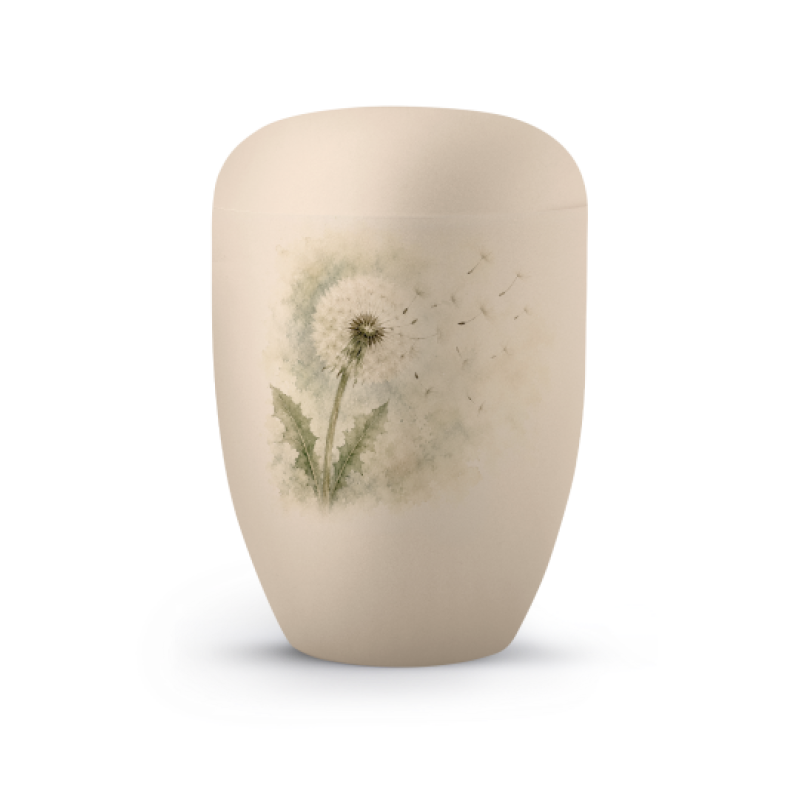 Editon Horizon, Samton creme, mit Aufdruck Pusteblume