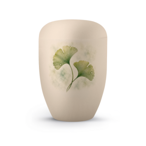 Editon Horizon, Samton creme, mit Aufdruck Ginkgo
