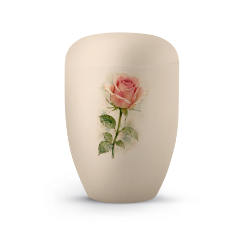 Editon Horizon, Samton creme, mit Aufdruck Rose